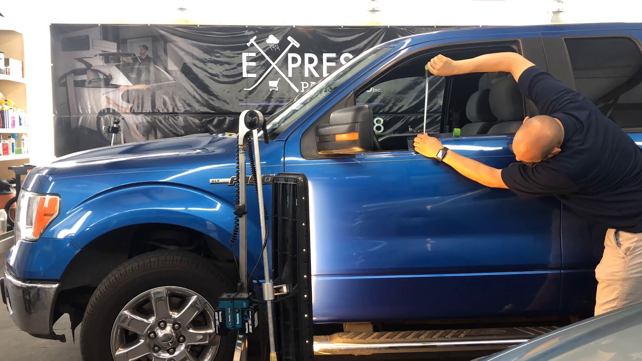 F 150 Crease Dent Removal YouTube
