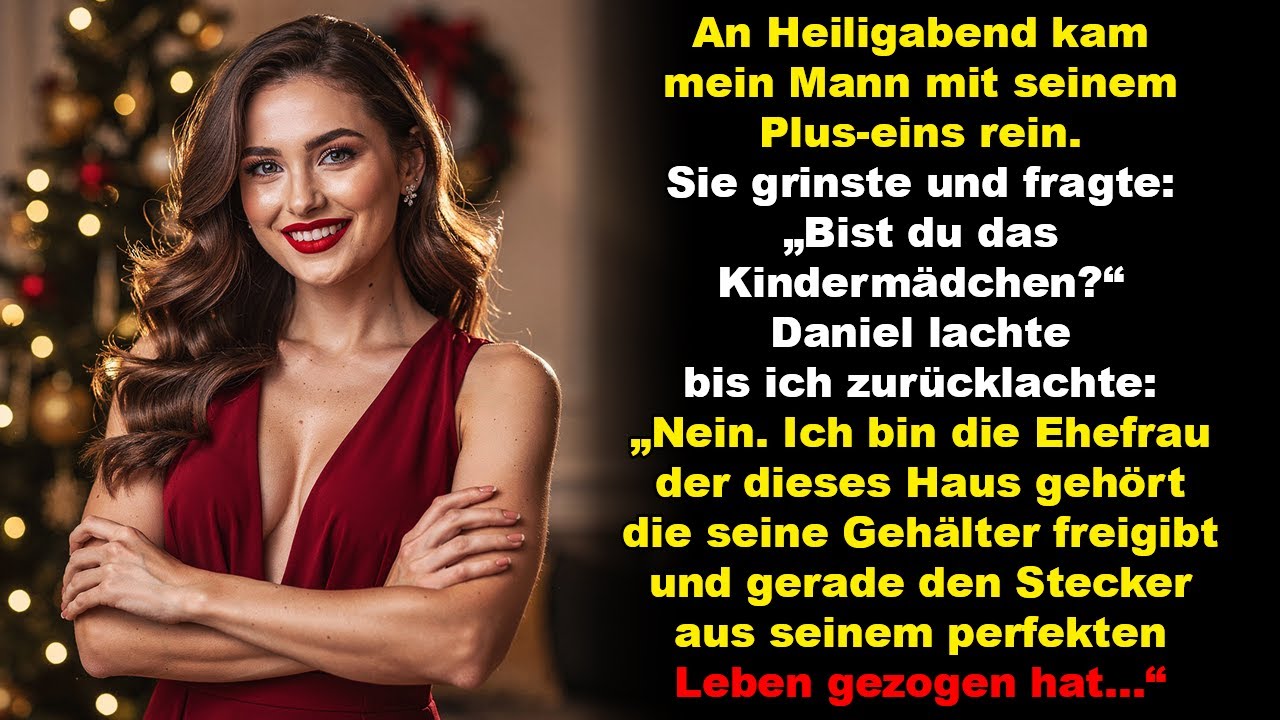 Mein Mann brachte zu Weihnachten ein Date mit. Sie fragte mich, ob ich das Kindermädchen sei …