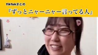『ずっとニャーニャー言ってる人』TikTokまとめ