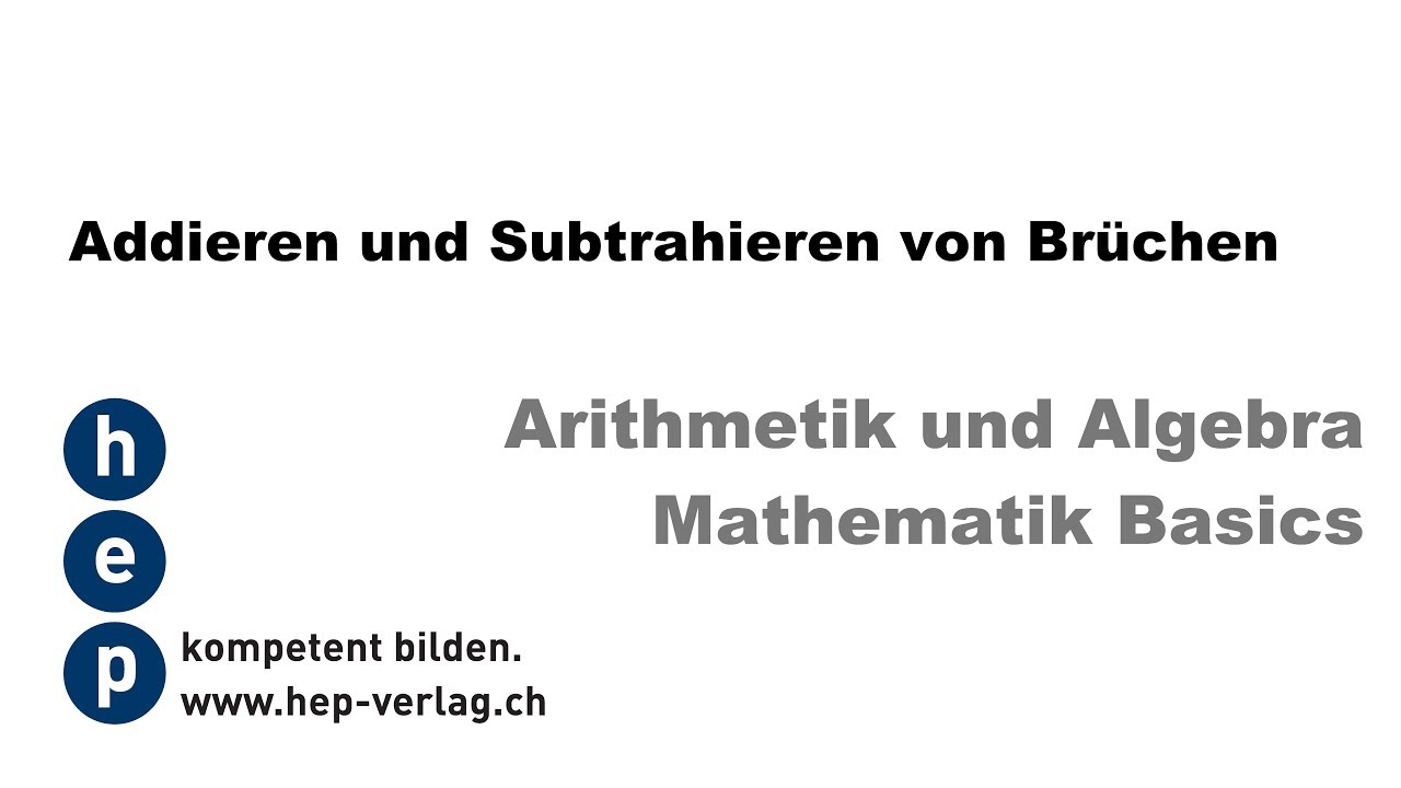 4.5 Addieren und Subtrahieren von Brüchen (Seite 37)