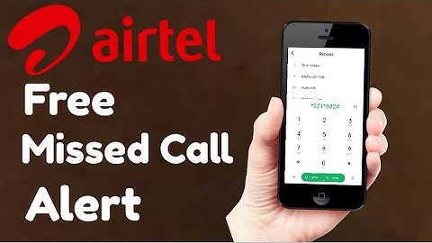 How to Activate free Missed call Alert on Airtel | Set missed call alert on iphone 7
