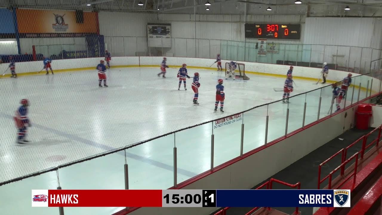 Sabres vs Hawks - Bantam Minor