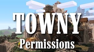 Towny | Permissions | Bukkit Server Plugin | German | HD