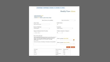 Alarm Management:  Alarms