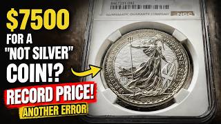 $7500 For a NOT SILVER Coin - MS69 Mint Error Britannia RECORD PRICE!