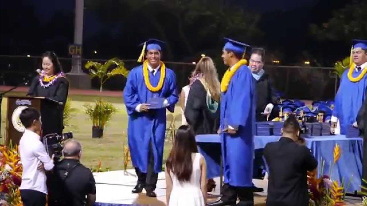 Kaiser High School Graduation 2014 Awarding Diplomas 52314 YouTube