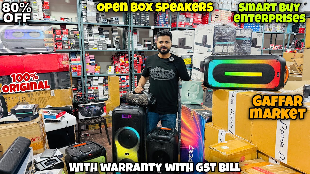 Open Box Speakers | With Warranty with Gst bill | 80% Off | Smart Buy Enterprises | Dl84 Vlogs