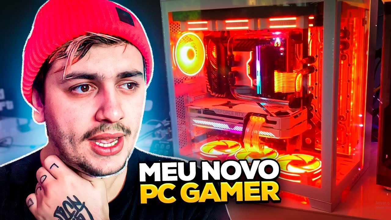 MONTEI MEU NOVO PC E MOSTREI COMO FICOU MEU SETUP! - YouTube
