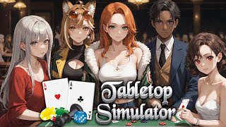 Tabletop Sim with @HalenriserVT, @DonutDMerlot, @MaloneCara, and @grubhandler​