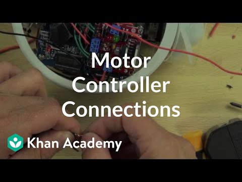 Motor controller connections | Electrical engineering | Khan Academy