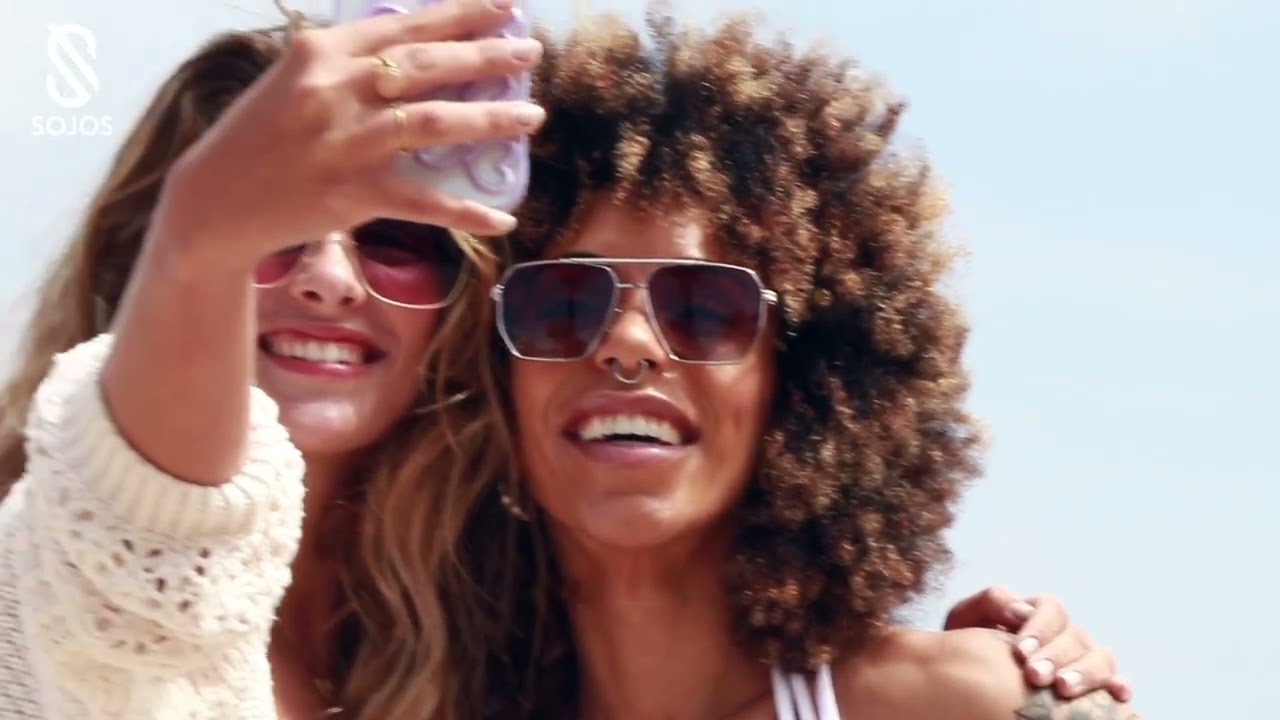 SOJOS Retro Oversized Square Polarized Sunglasses