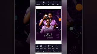 Birthday Flyer Design On Pixellab