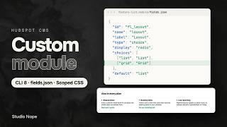 HubSpot Custom Module in 2 Minutes: Built with the HubSpot CLI 2026