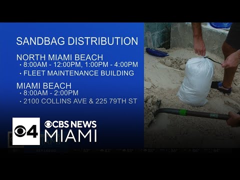 South Florida hosts sandbag distribution events ahead of heavy rain and Tropical Storm Milton