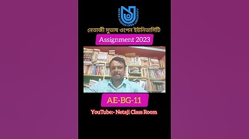 #NSOU#aebg11#assignment#2023