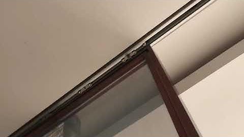 Installing in a new house. Linear magnetic drive automatic sliding door opener