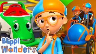 race car first ever car which vehicle will blippi drive