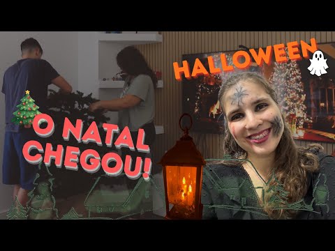 Preparação PARA O HALOWEEN e JÁ É NATAL AQUI EM CASA || Maria Rita Gomes