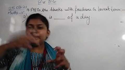 CLASS V MATHEMATICS 26-08-2021 BY MS STUTI DUBEY