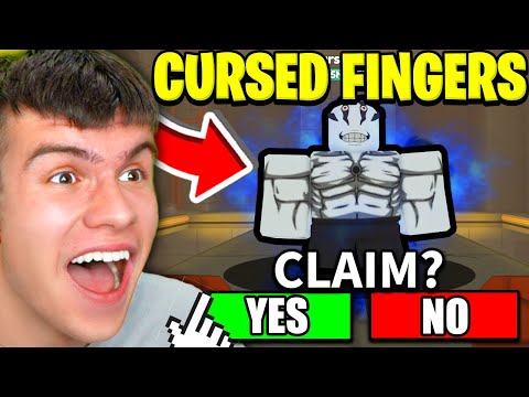 How To FIND AND COLLECT CURSED FINGERS In Roblox Anime Champions Simulator!
