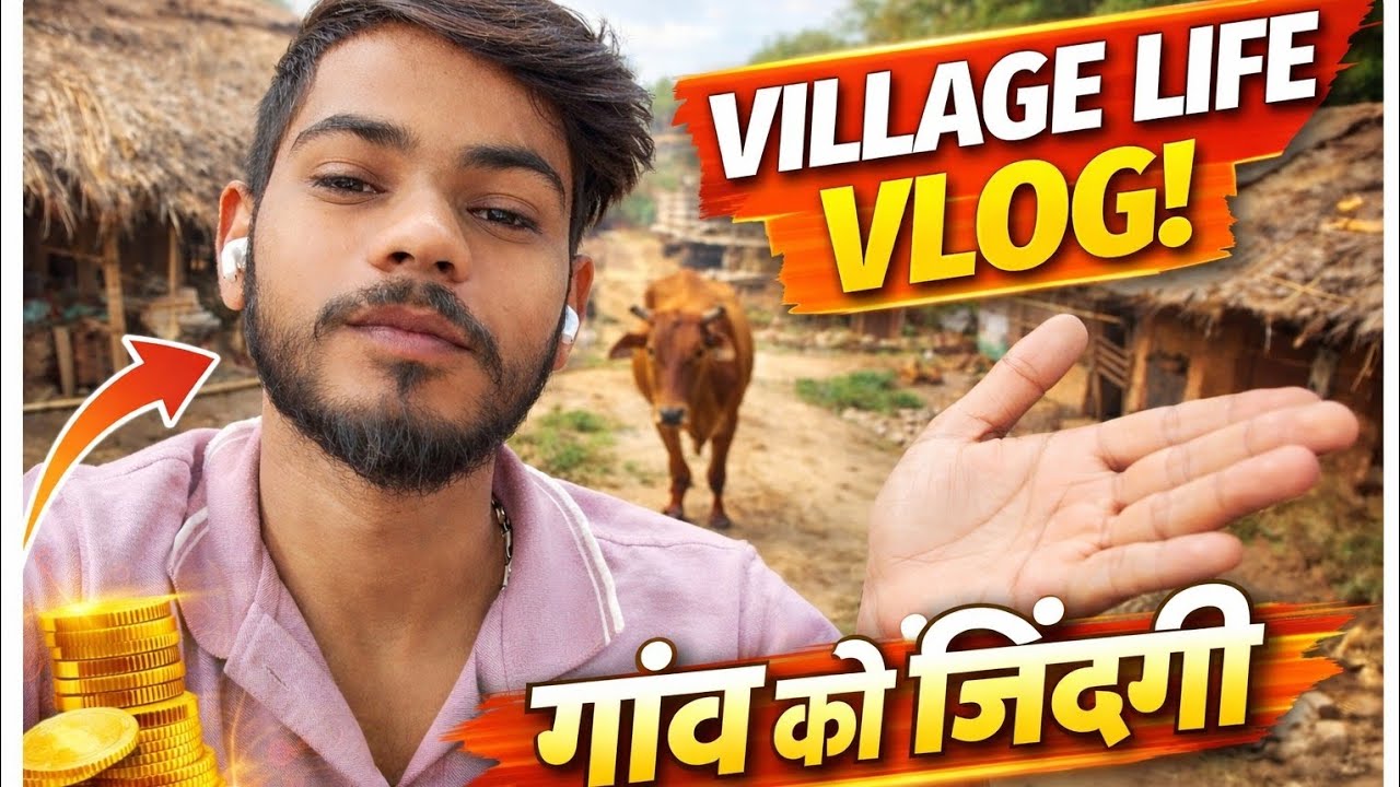 Gaav Me Padhai, Chai Break Aur Shaam Ki Race | Village Life Vlog