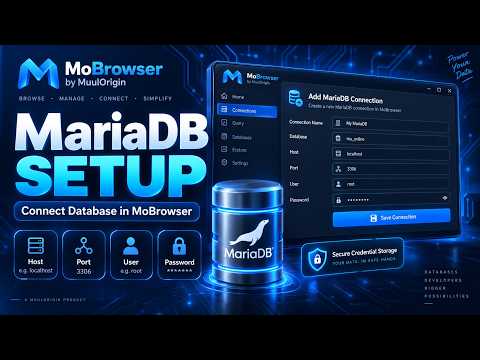 How to Configure MariaDB in MoBrowser | MuulOrigin Database Connection Setup