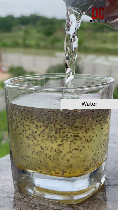 Refreshing Chia Seeds Water with Lemon & Honey | Healthy Morning Drink
