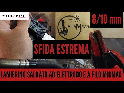 💯💥 #Saldatura #elettrodo VS Saldatura #MigMag su lamiera 0,8mm