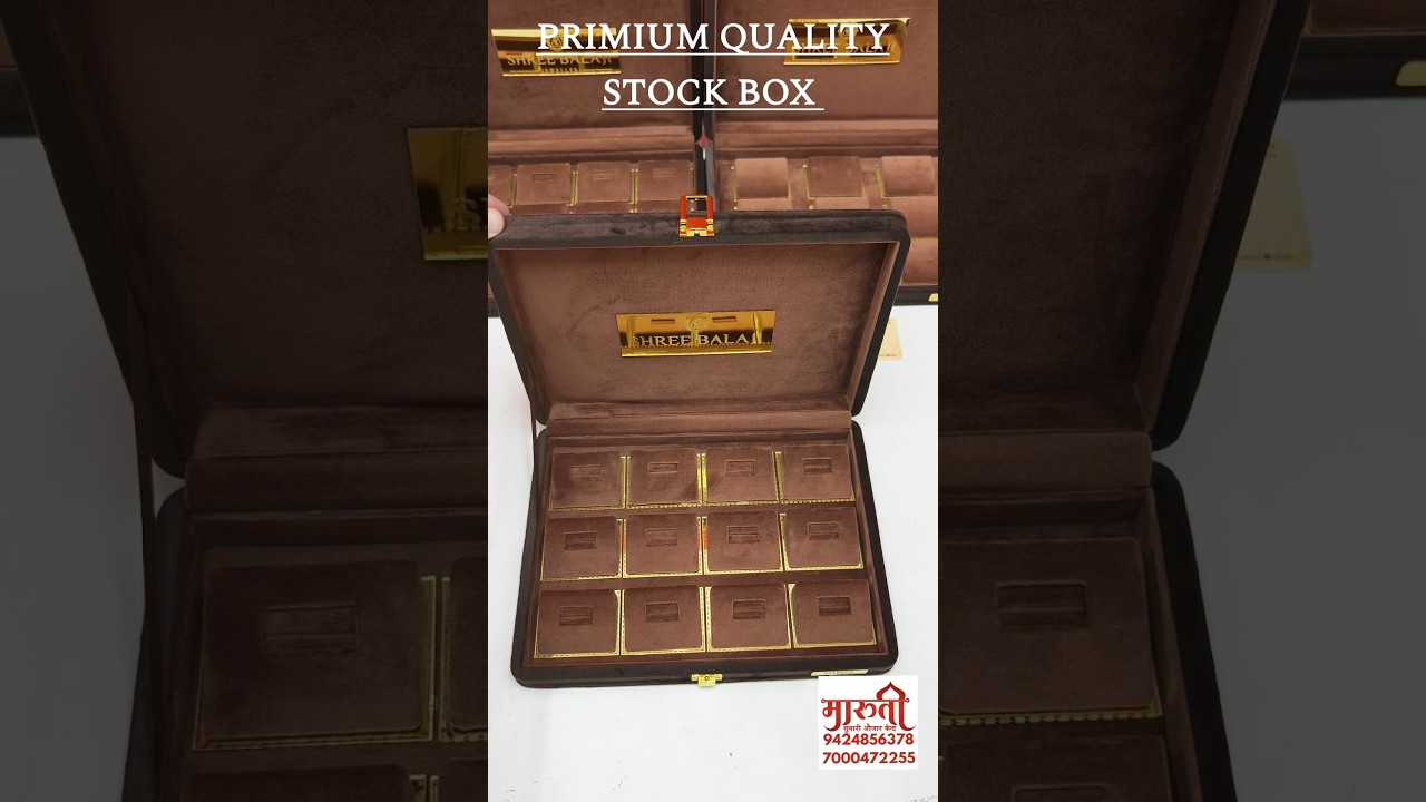 Gold jewellery Stock Box | Primium Quality jewellery Stock Box | 9424856378