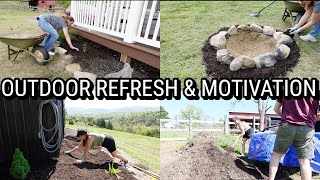 GET IT ALL DONE| OUTDOOR TRANSFORMATION & REFRESH 2024!