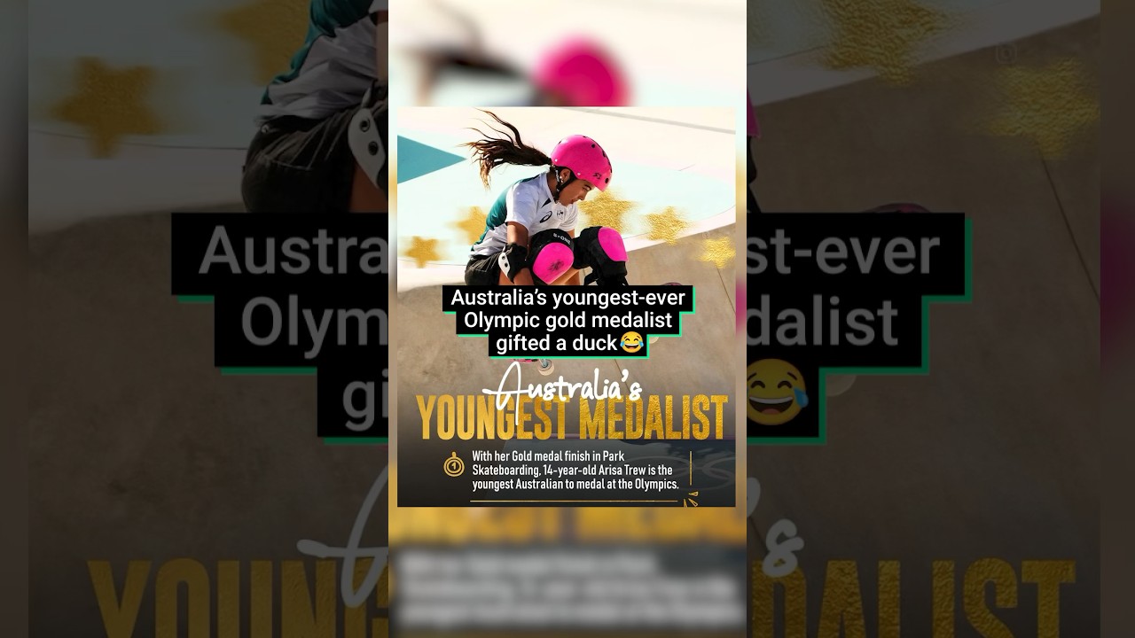 Olympic Skateboarder Gifted A Duck For Winning Gold 🦆