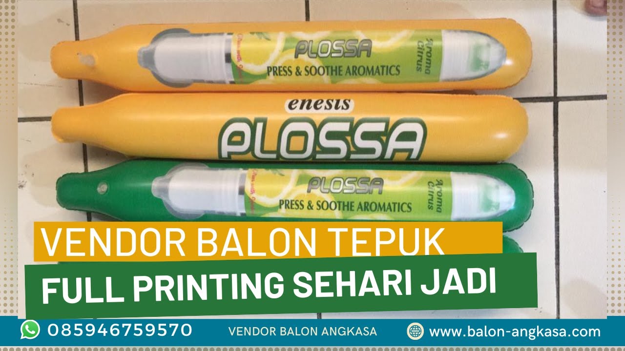 Perbedaan Balon Tepuk Sablon dan Balon Tepuk Full Printing
