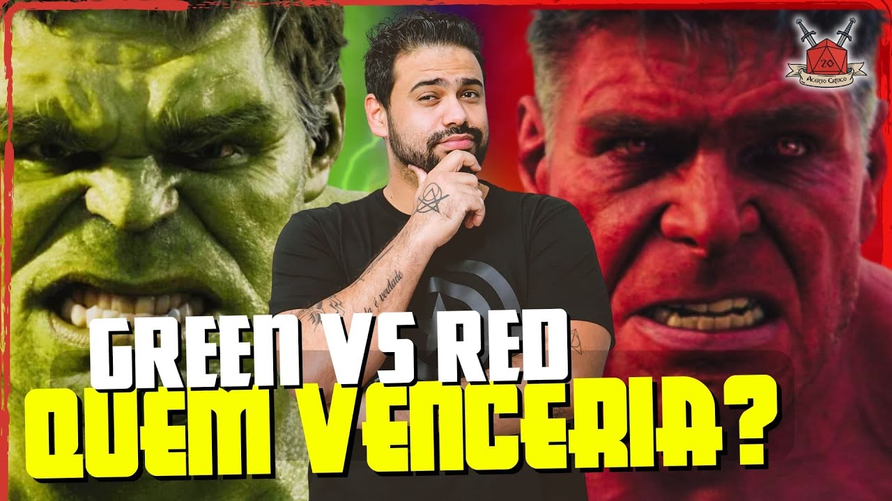 Hulk Vermelho vs Hulk Verde: Quem é Mais Forte? Origens, Poderes e Curiosidades!