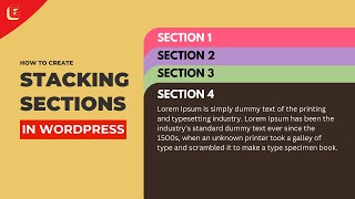 How to Create Stacking Sections in WordPress Block Editor - Step by Step Tutorial | @GutenbergHub Content