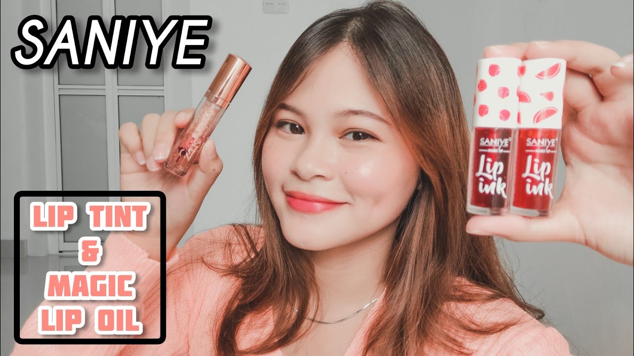 REVIEW SANIYE LIP INK & MAGIC LIP OIL 24K FLOWER