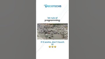 The 1st Rule of Programming: If It Works… Don’t Touch It! 😅💻
