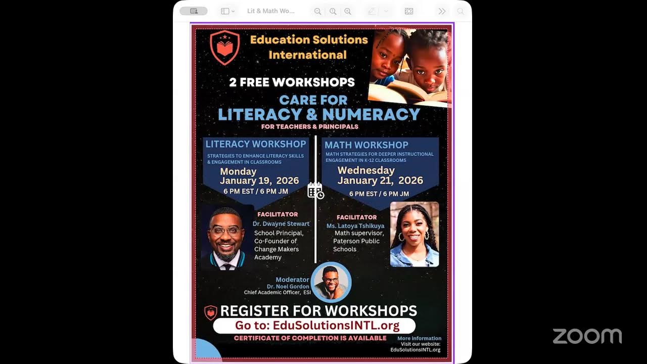 Care for Literacy - K-12 Literacy Skills Development - Workshop