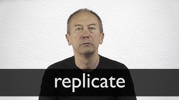 How to pronounce REPLICATE in British English