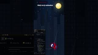 html, css, js Animation with a mobile phone 📱 -- spiderman #coding #spiderman #viral #short #htmlcss