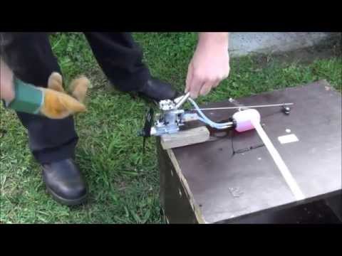 Saito fa-40a 4 stroke engine running vid - YouTube