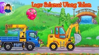 Lagu Selamat Ulang Tahun Versi Mobil Alat Konstruksi || Happy Birthday Song || Lagu Anak Populer