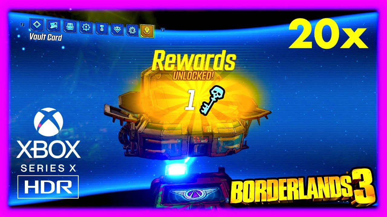 20x VAULT CARD CHEST OPENING! BORDERLANDS 3 DLC 6 YouTube