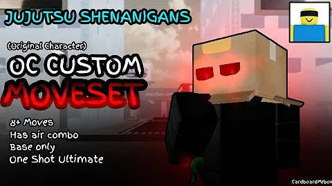ORIGINAL CHARACTER CUSTOM MOVESET USING *SKILL BUILDER* | Jujutsu Shenanigans 