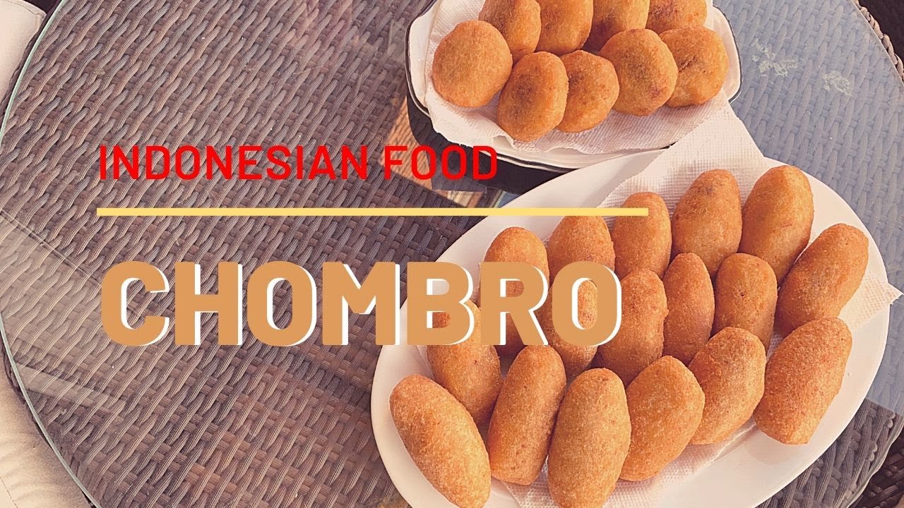 Indonesian Food | Membuat Combro tanpa Oncom - YouTube