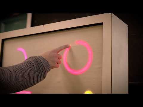 touch screen made of wood