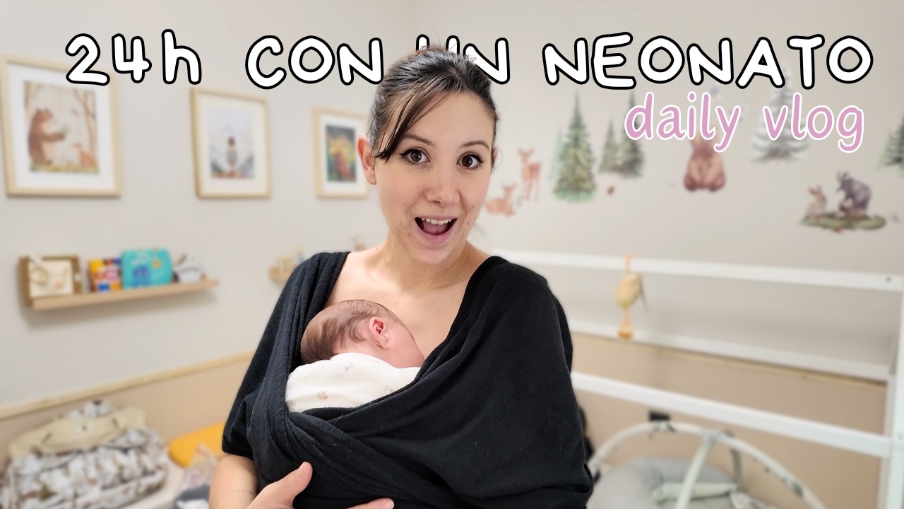 UN GIORNO DA SOLA CON UNA NEONATA 💖  Trovare il tempo per me tra allattamento e pulizie