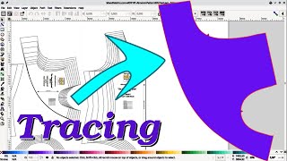 Trace a sewing pattern with Inkscape | Easy and precise