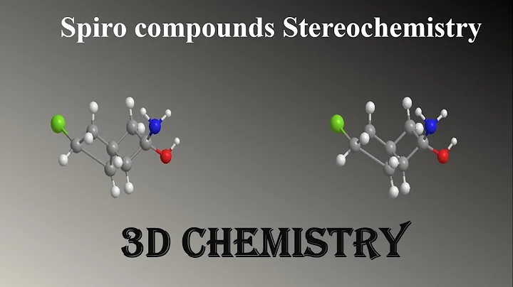 Spiro Compounds optical isomerism || chirality of spiranes  || Stereochemistry || 3D chemistry