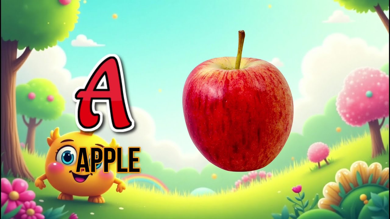 ABC Song for Kids | A for Apple & Fun Alphabet Song with Cute ...