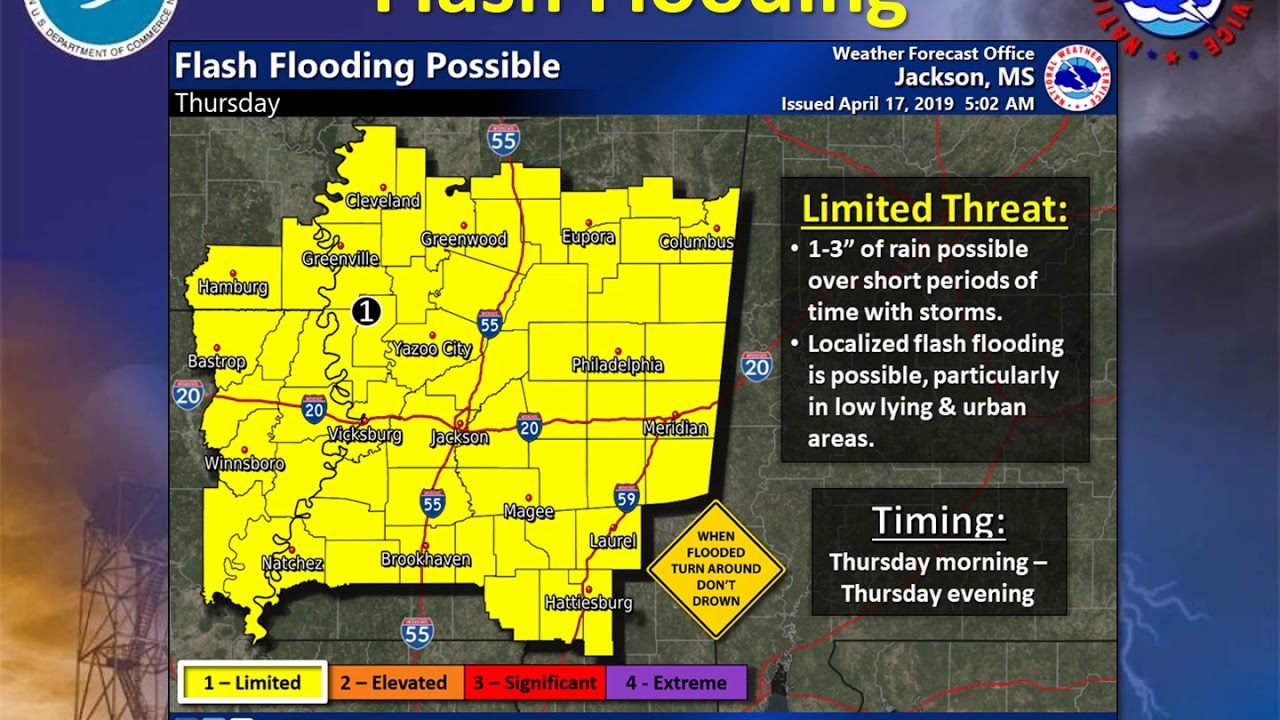 NWS Jackson Severe Weather Briefing April 17, 2019 YouTube